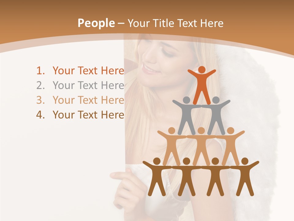 Poster Opening Woman PowerPoint Template