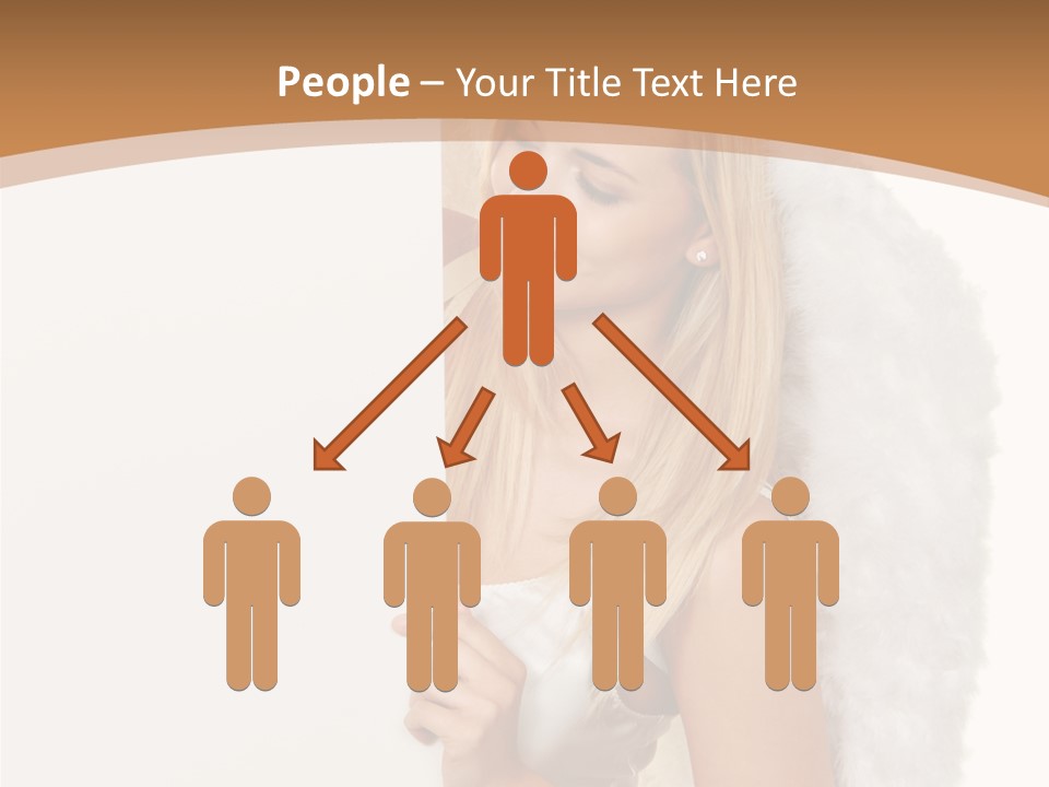 Poster Opening Woman PowerPoint Template