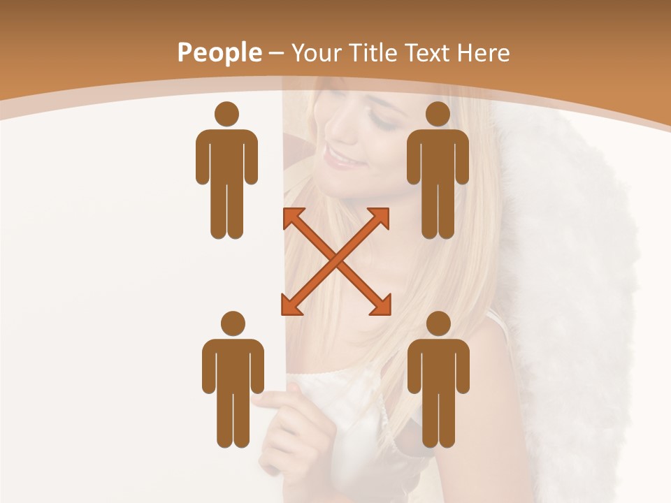 Poster Opening Woman PowerPoint Template