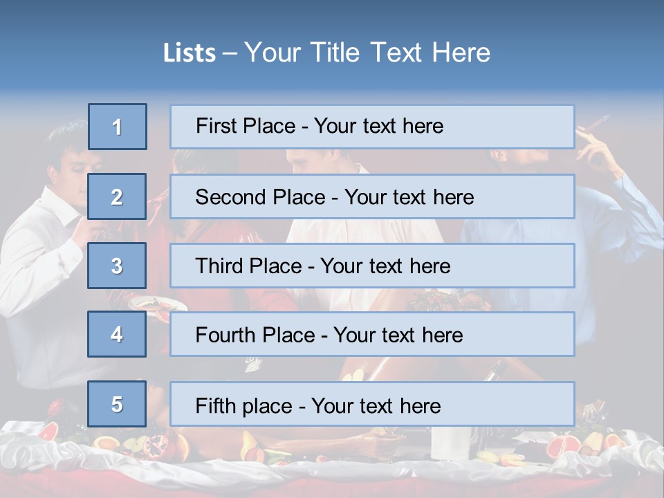Woman Geisha Male PowerPoint Template