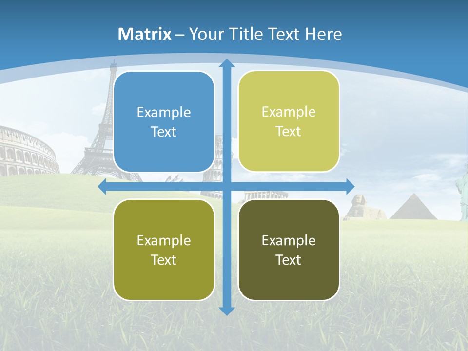 Clouds Town Artistic PowerPoint Template