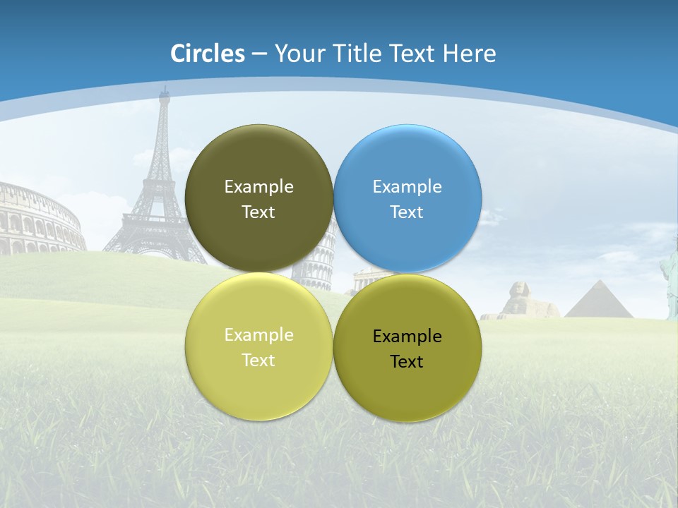 Clouds Town Artistic PowerPoint Template