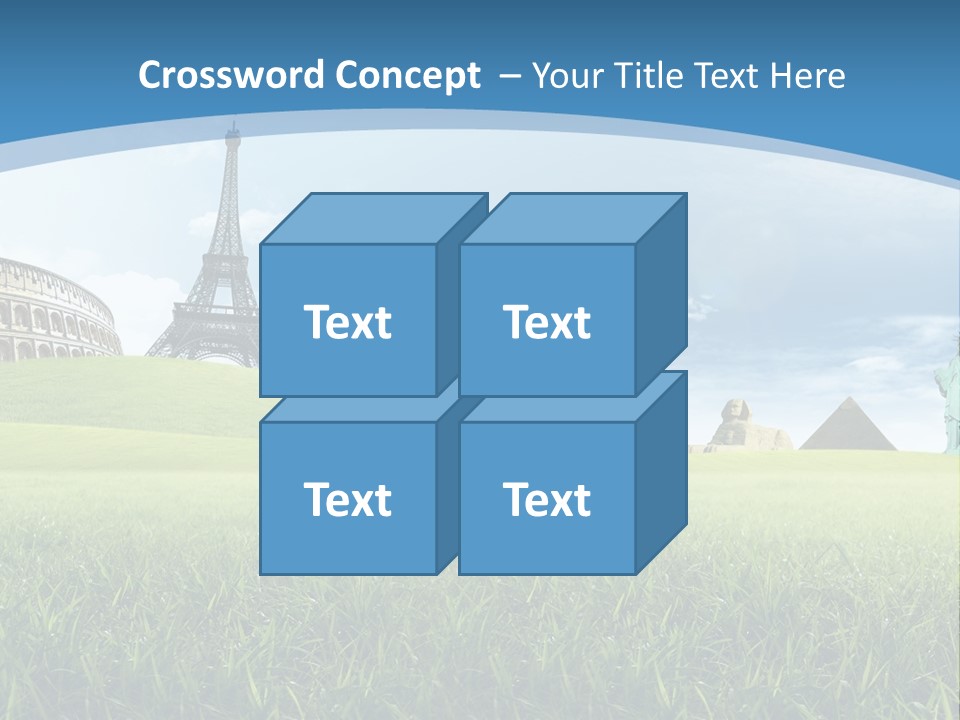 Clouds Town Artistic PowerPoint Template