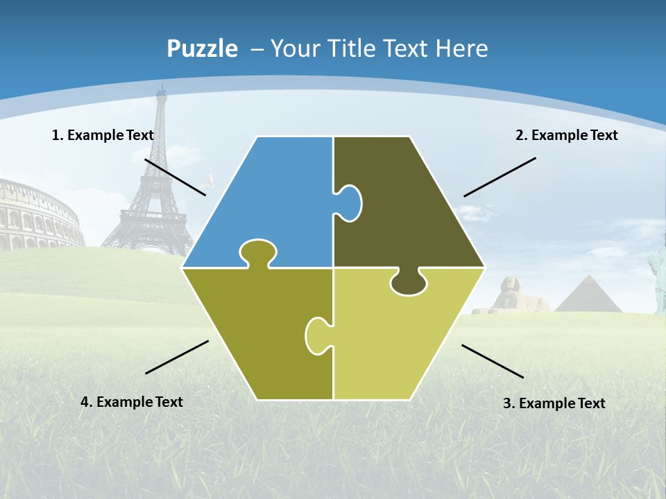 Clouds Town Artistic PowerPoint Template