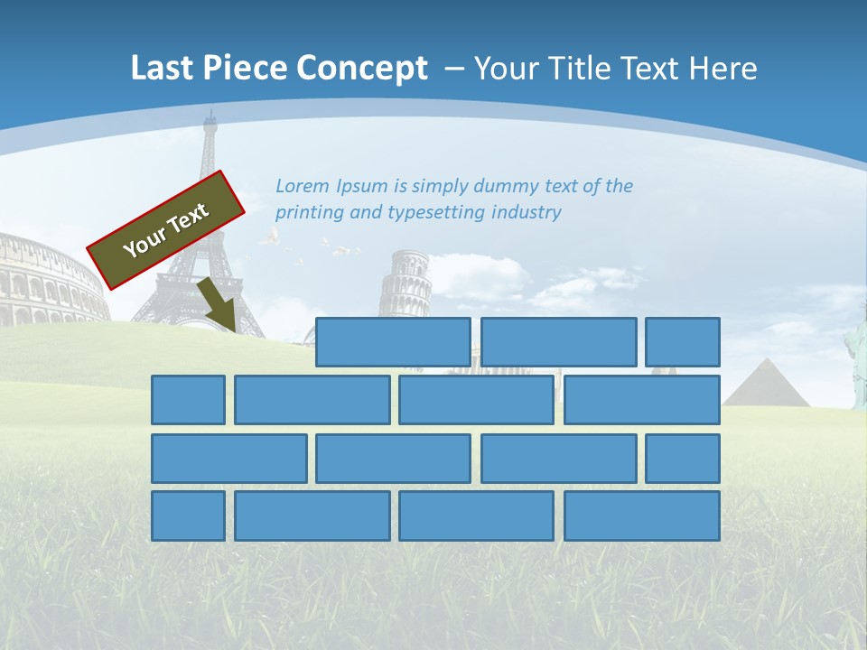 Clouds Town Artistic PowerPoint Template