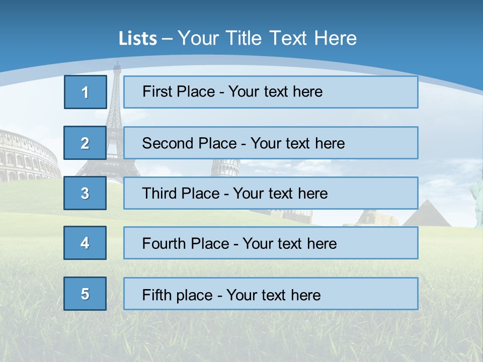 Clouds Town Artistic PowerPoint Template