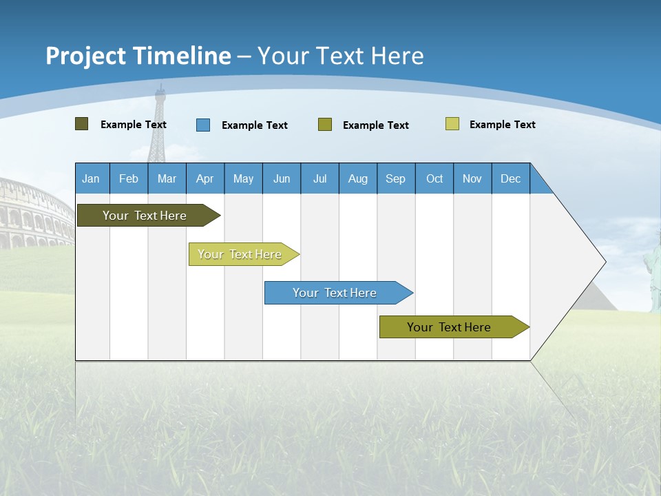 Clouds Town Artistic PowerPoint Template