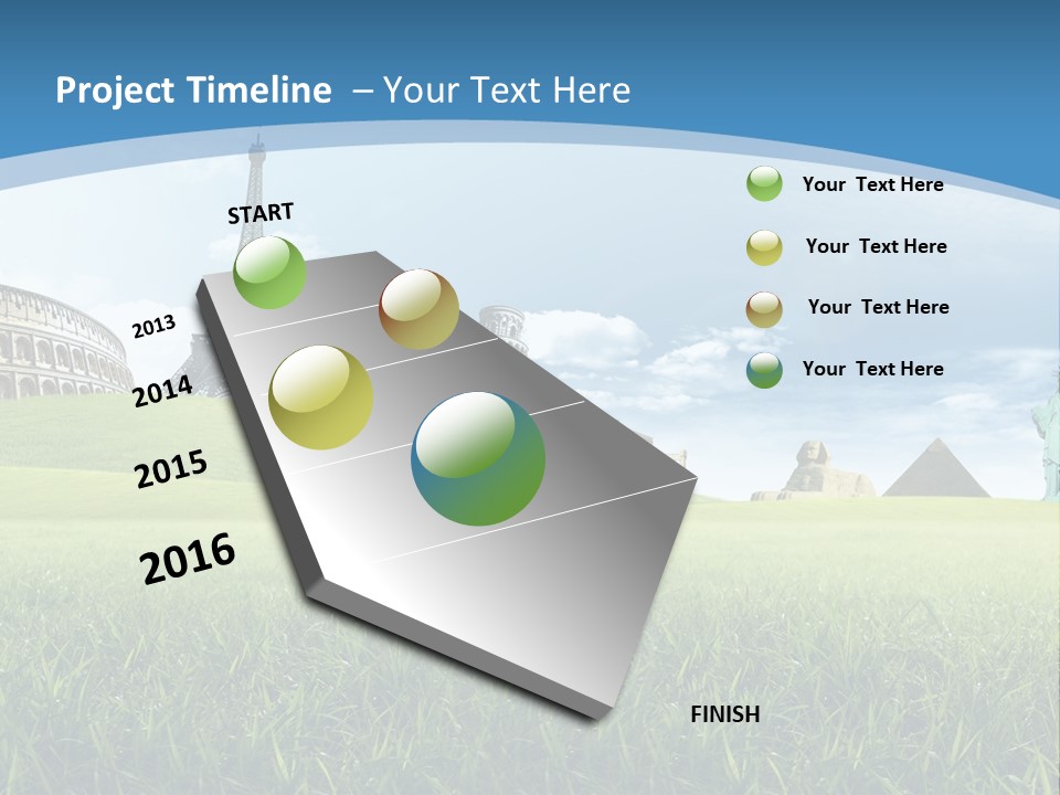 Clouds Town Artistic PowerPoint Template