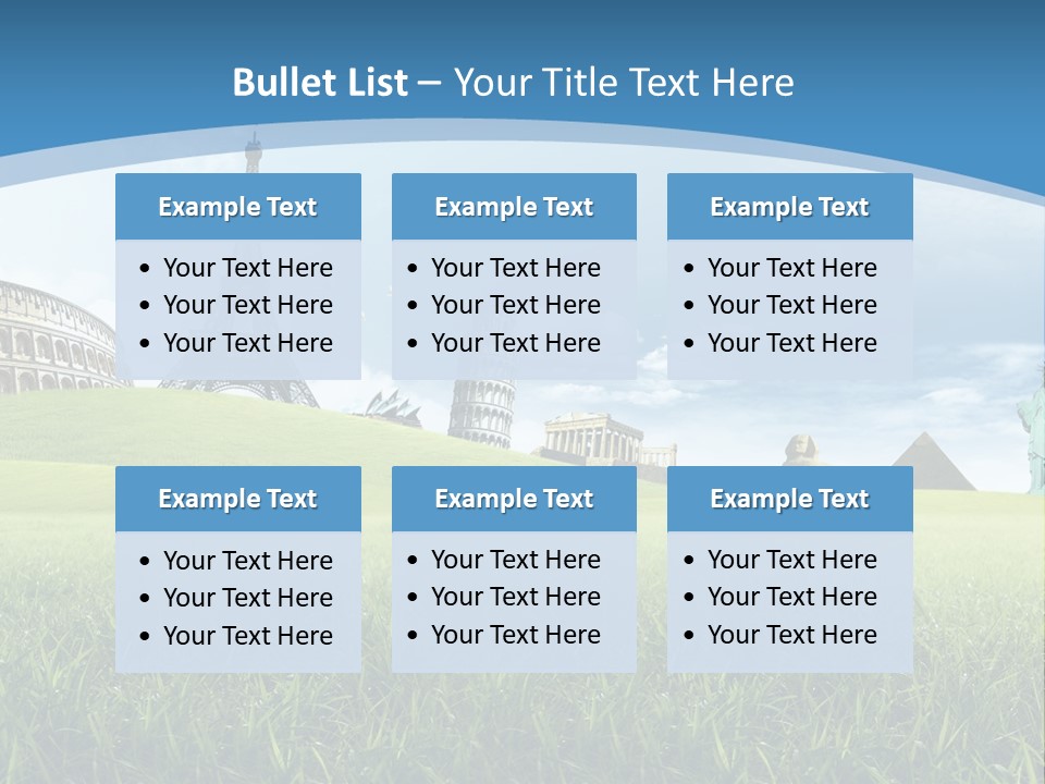 Clouds Town Artistic PowerPoint Template