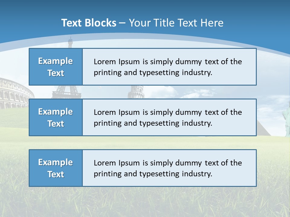 Clouds Town Artistic PowerPoint Template