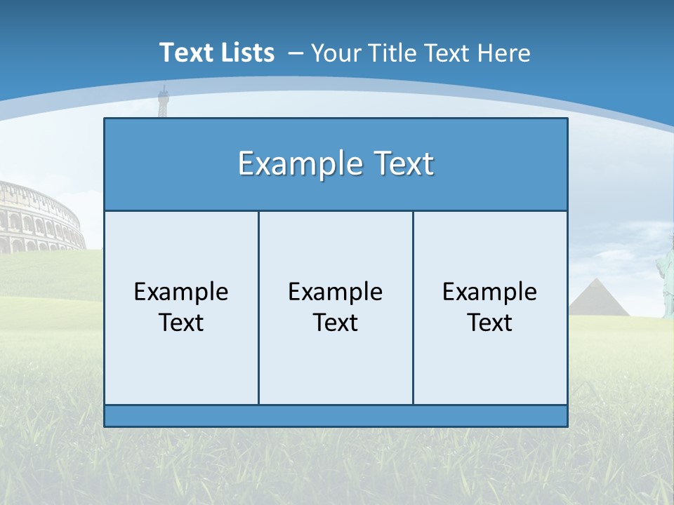 Clouds Town Artistic PowerPoint Template