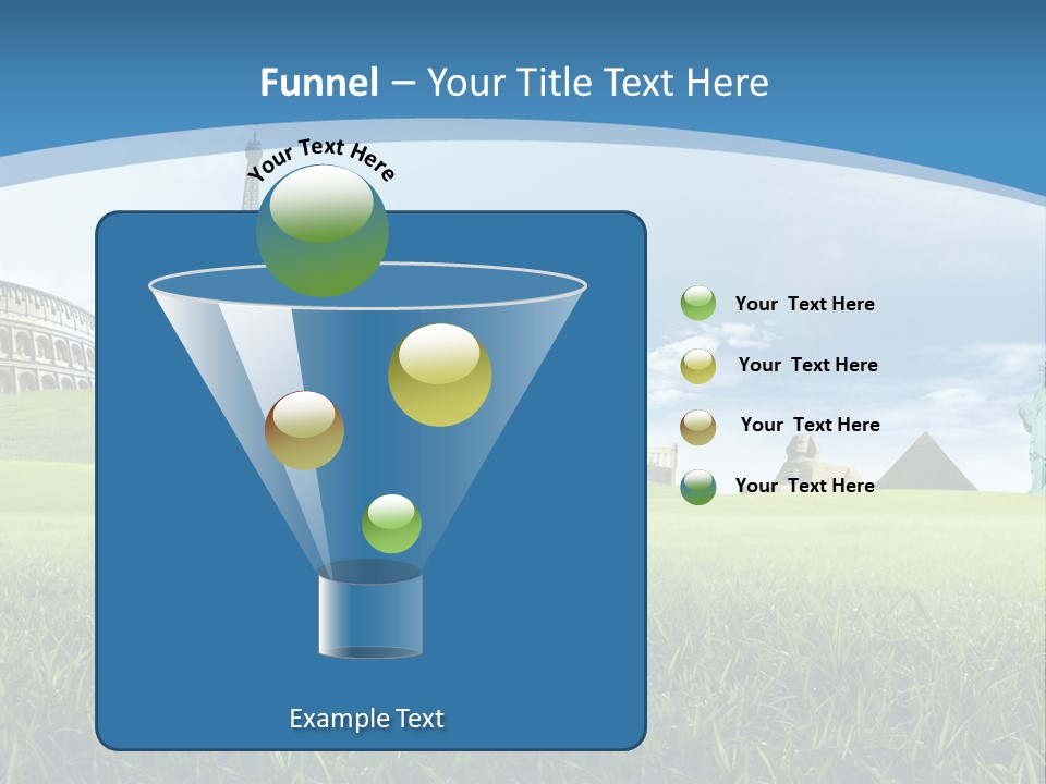 Clouds Town Artistic PowerPoint Template