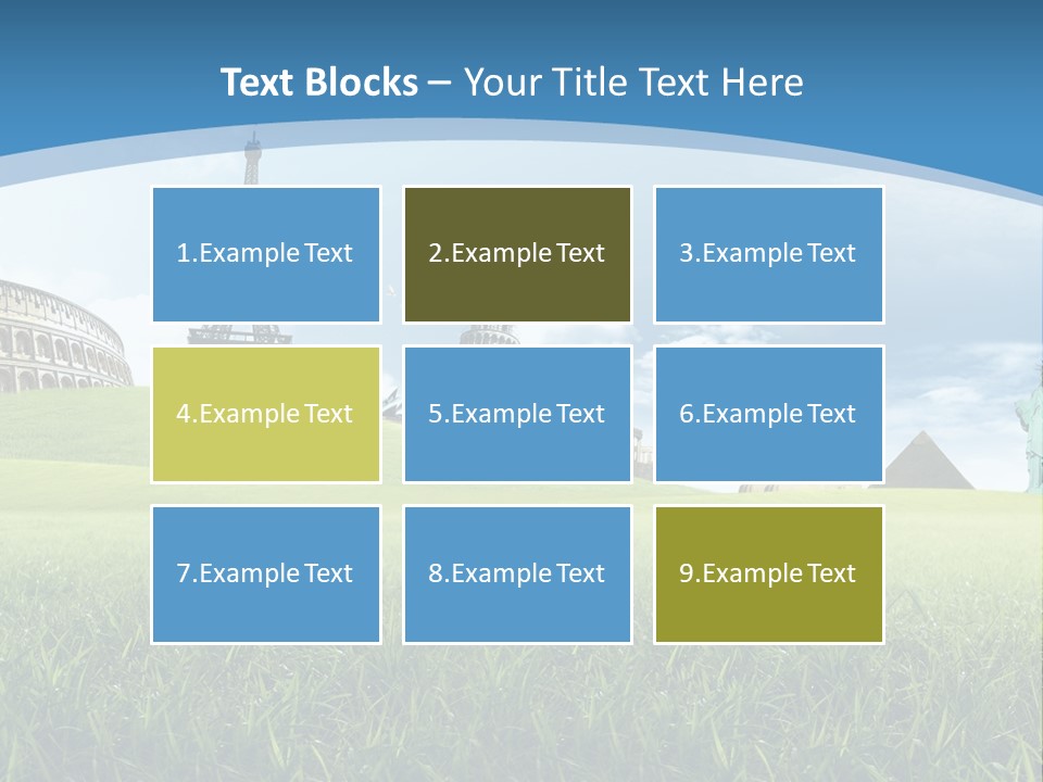Clouds Town Artistic PowerPoint Template
