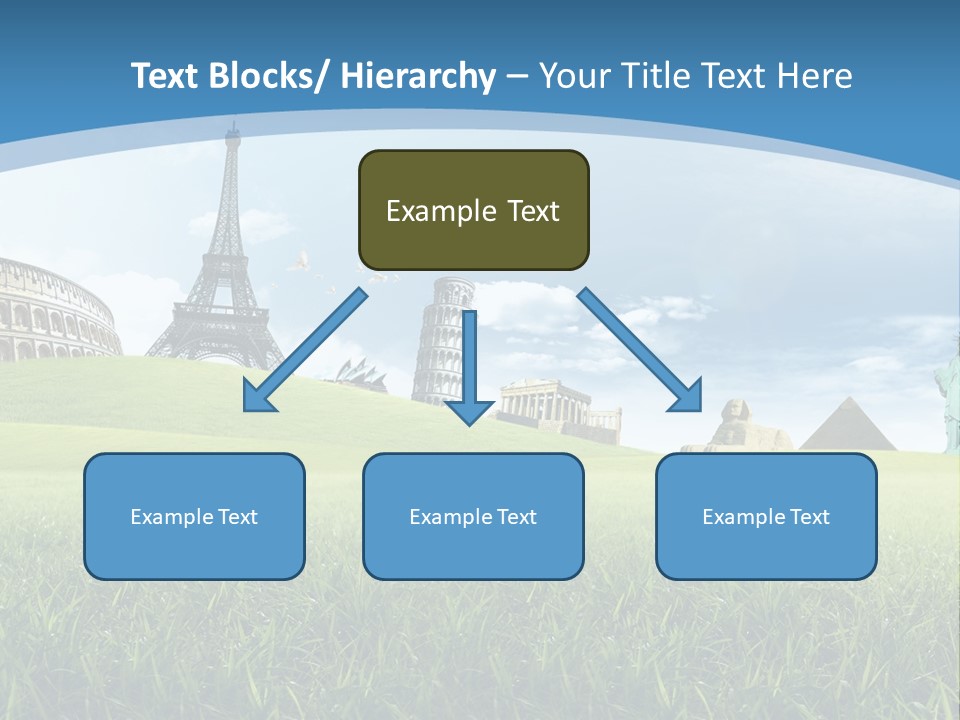 Clouds Town Artistic PowerPoint Template