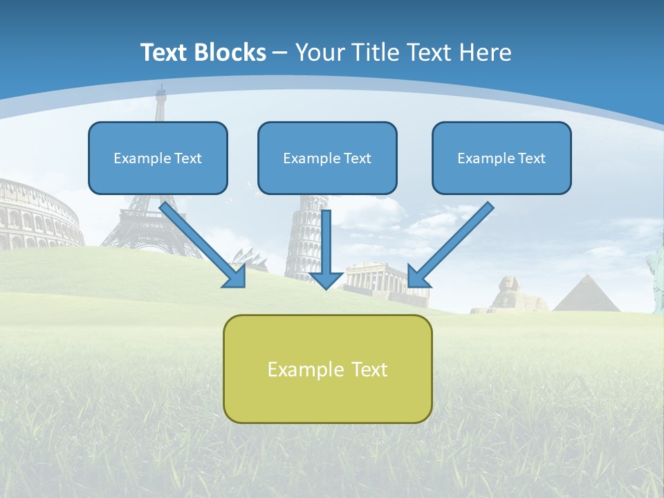 Clouds Town Artistic PowerPoint Template