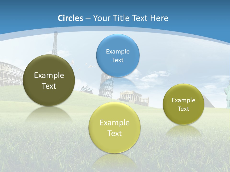 Clouds Town Artistic PowerPoint Template