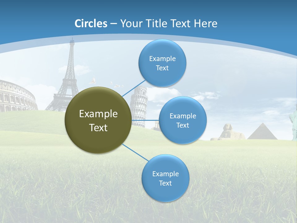 Clouds Town Artistic PowerPoint Template