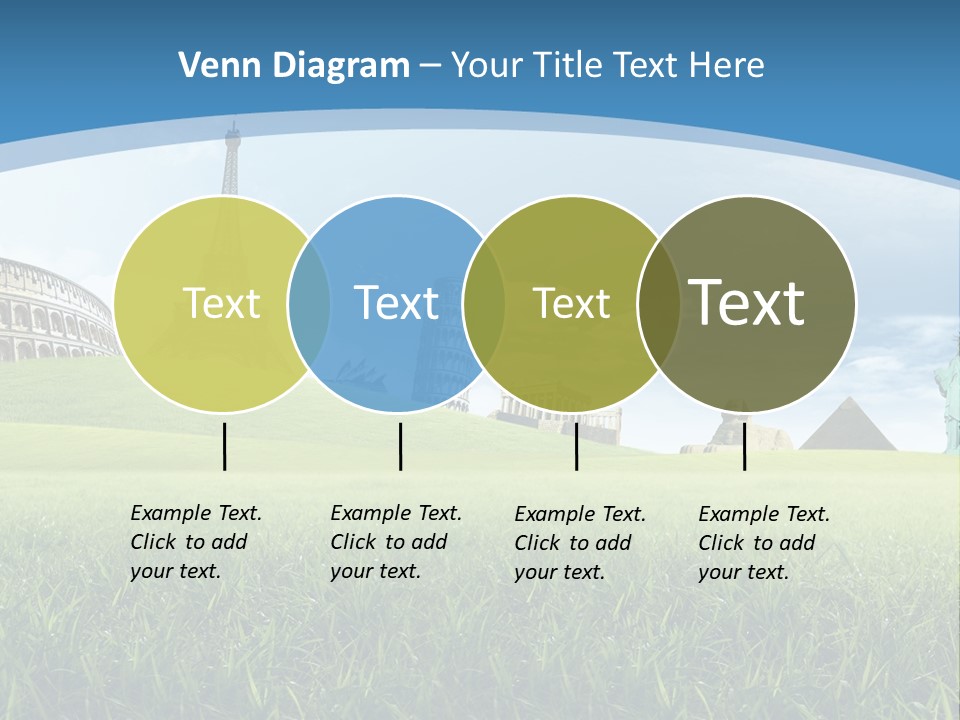 Clouds Town Artistic PowerPoint Template