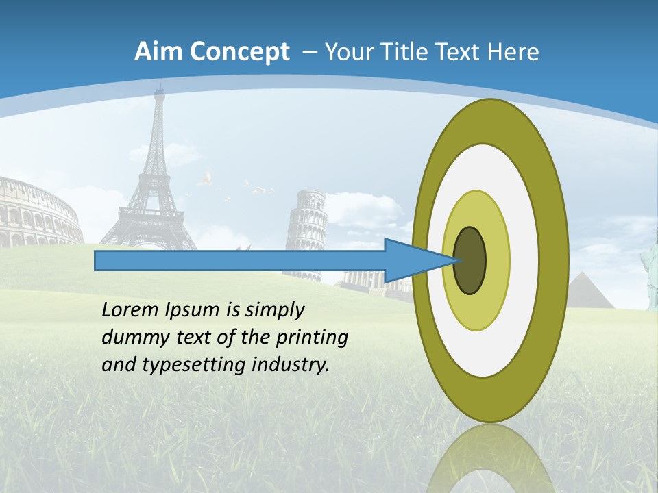 Clouds Town Artistic PowerPoint Template