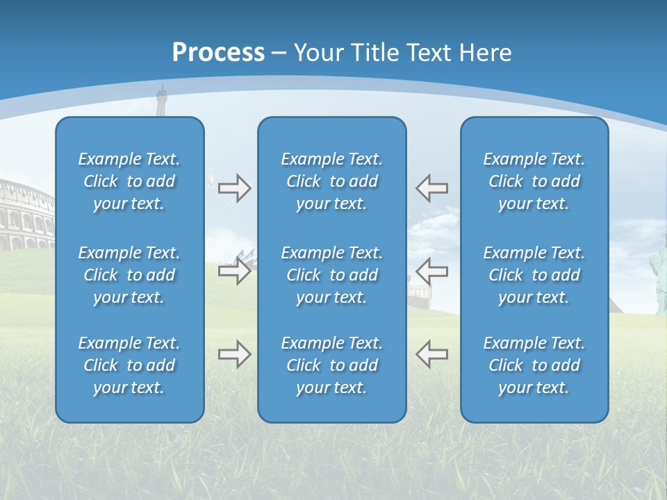 Clouds Town Artistic PowerPoint Template