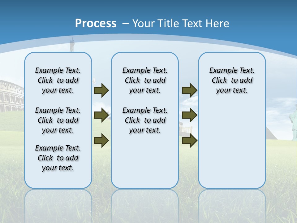 Clouds Town Artistic PowerPoint Template