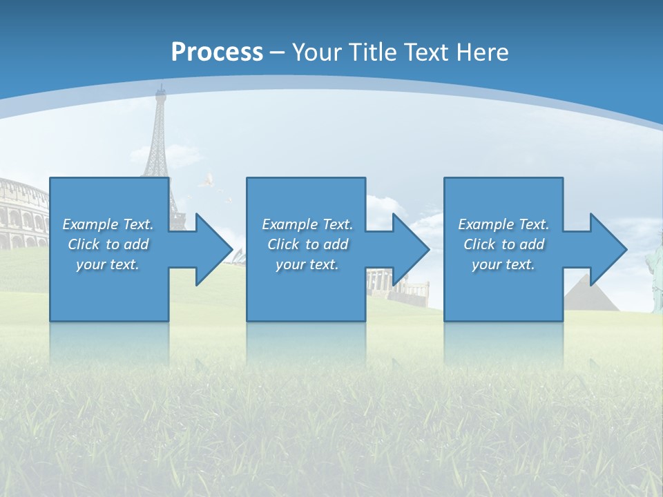 Clouds Town Artistic PowerPoint Template