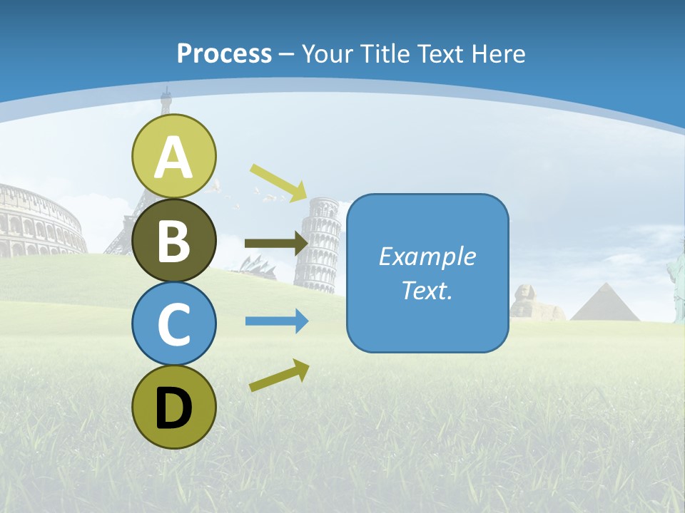 Clouds Town Artistic PowerPoint Template