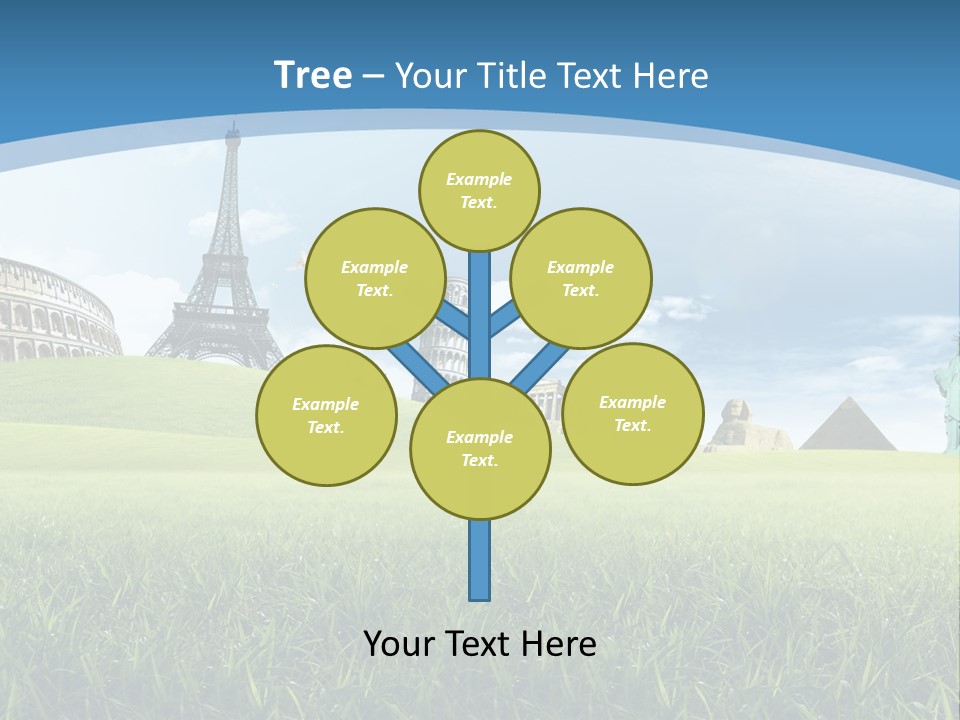 Clouds Town Artistic PowerPoint Template