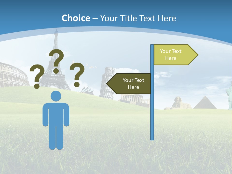 Clouds Town Artistic PowerPoint Template