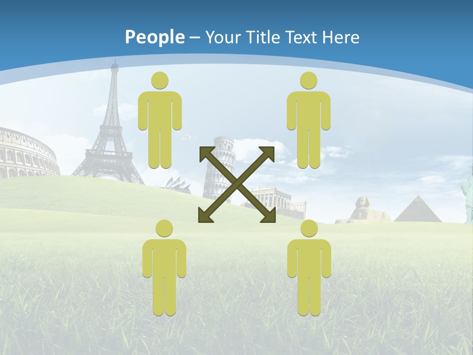 Clouds Town Artistic PowerPoint Template