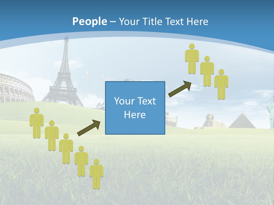 Clouds Town Artistic PowerPoint Template