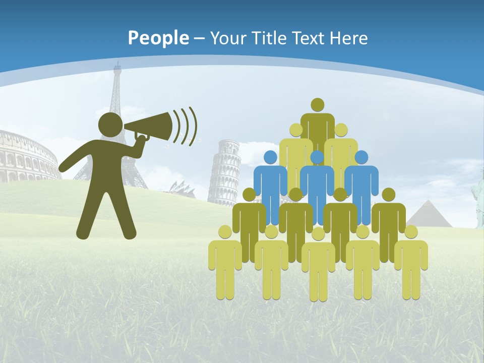 Clouds Town Artistic PowerPoint Template