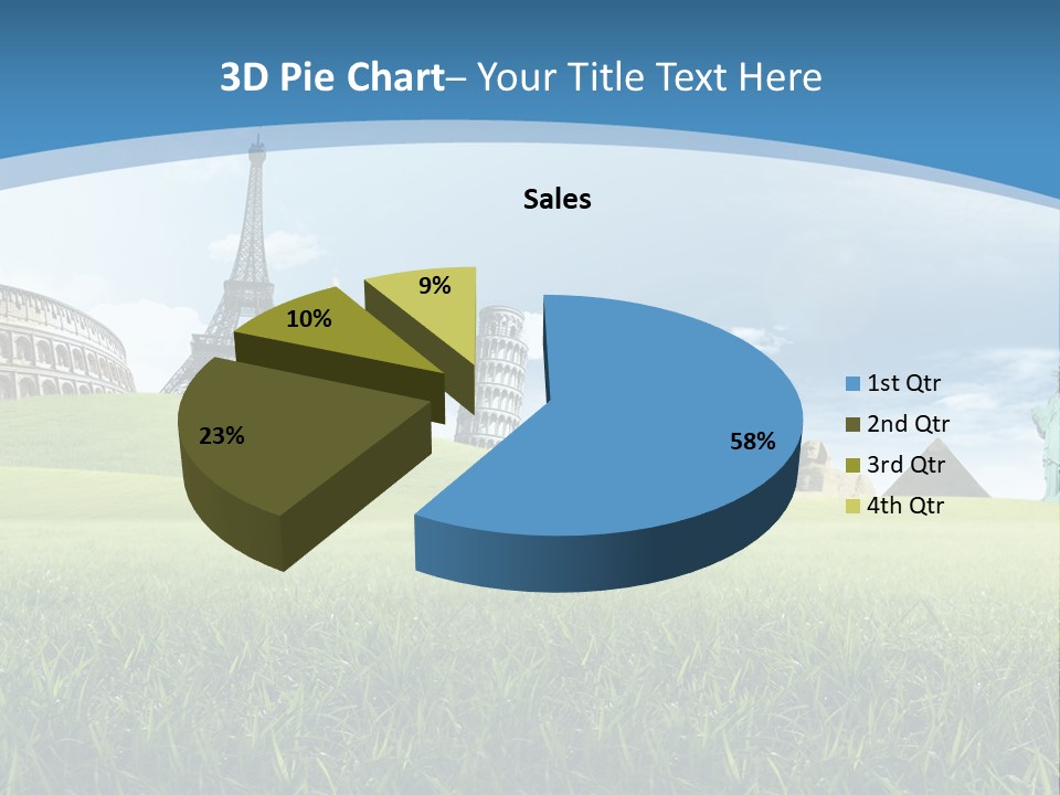 Clouds Town Artistic PowerPoint Template
