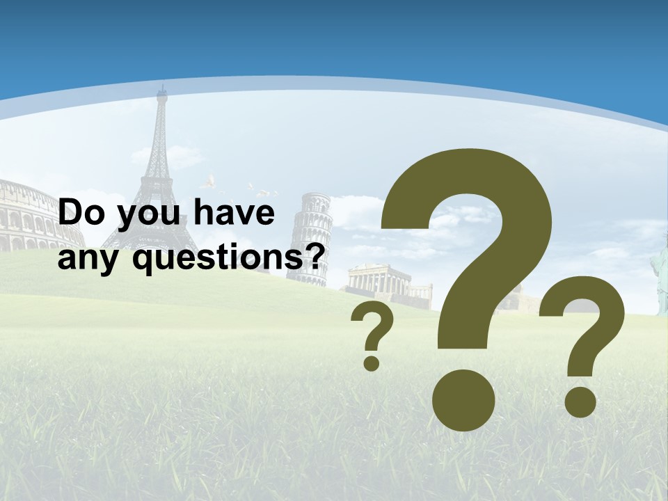 Clouds Town Artistic PowerPoint Template