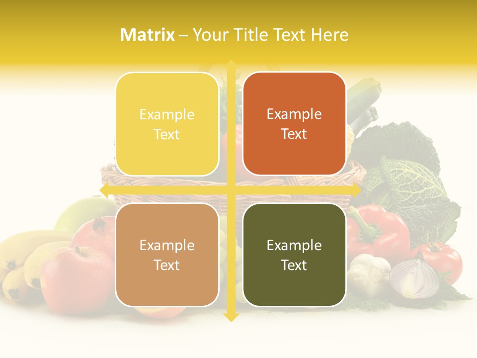 Apple Basket Parsley PowerPoint Template