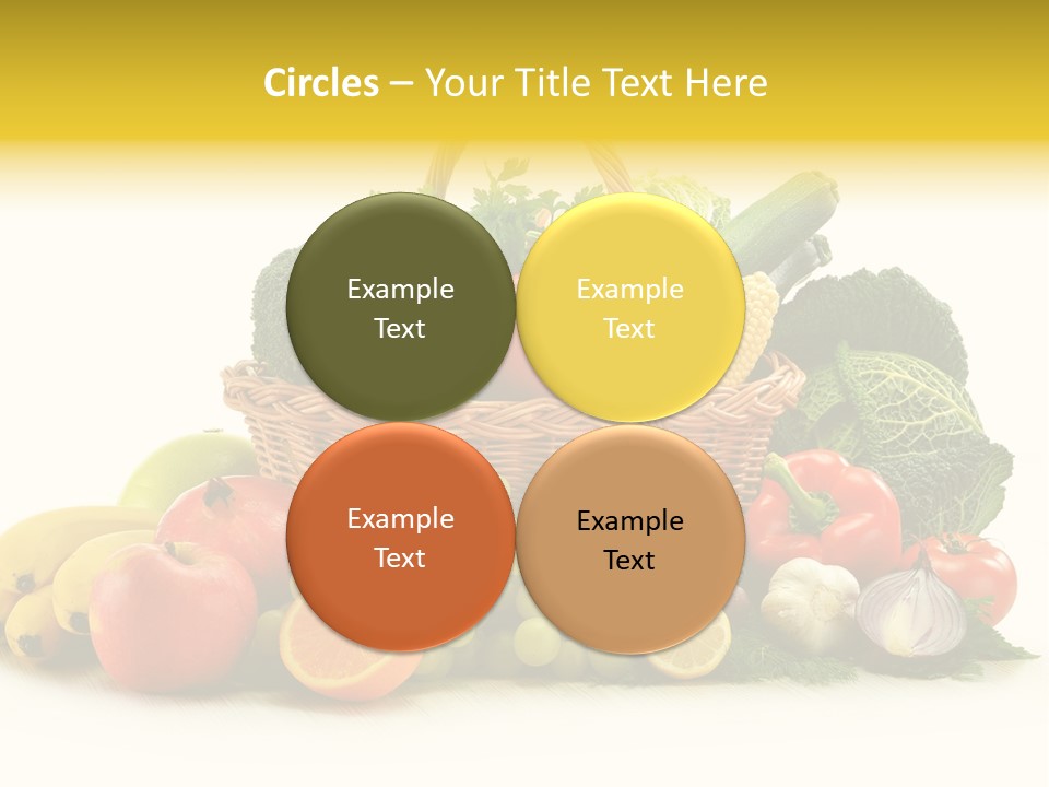 Apple Basket Parsley PowerPoint Template