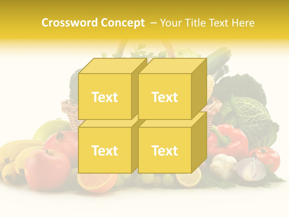 Apple Basket Parsley PowerPoint Template