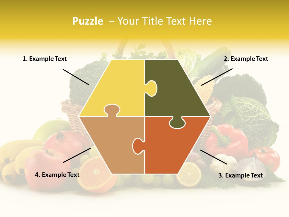 Apple Basket Parsley PowerPoint Template