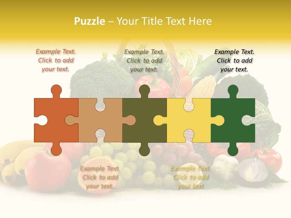 Apple Basket Parsley PowerPoint Template