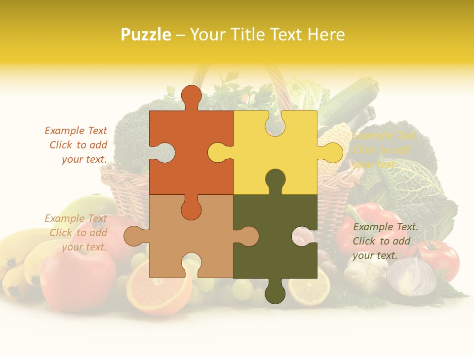 Apple Basket Parsley PowerPoint Template