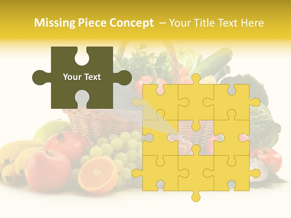 Apple Basket Parsley PowerPoint Template