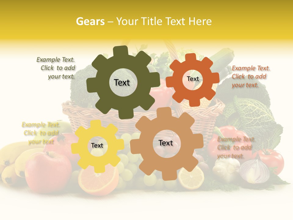 Apple Basket Parsley PowerPoint Template