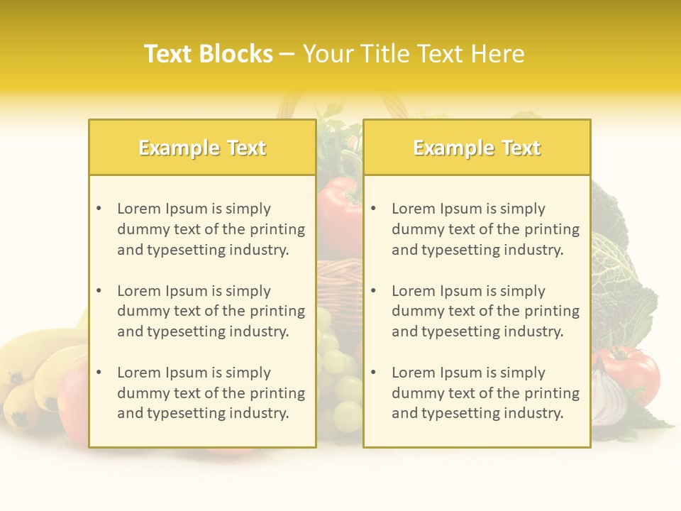 Apple Basket Parsley PowerPoint Template