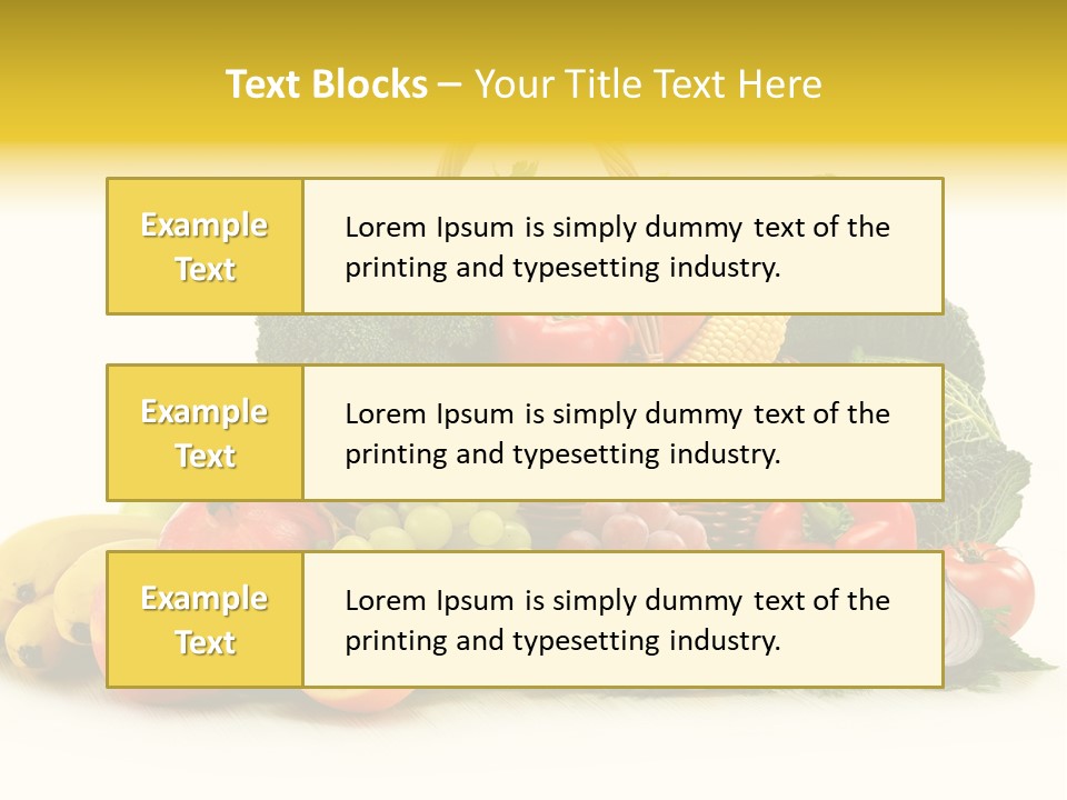 Apple Basket Parsley PowerPoint Template