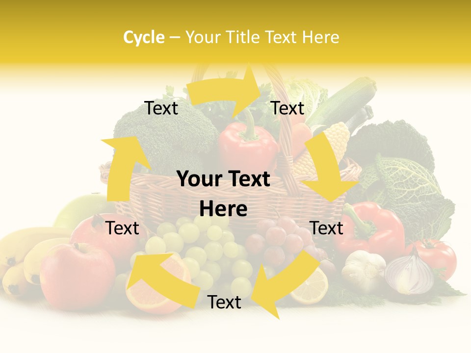 Apple Basket Parsley PowerPoint Template