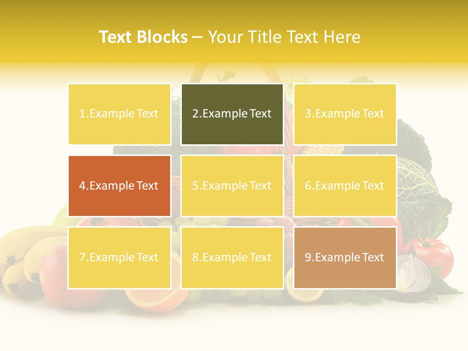 Apple Basket Parsley PowerPoint Template