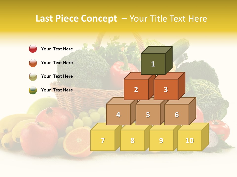 Apple Basket Parsley PowerPoint Template