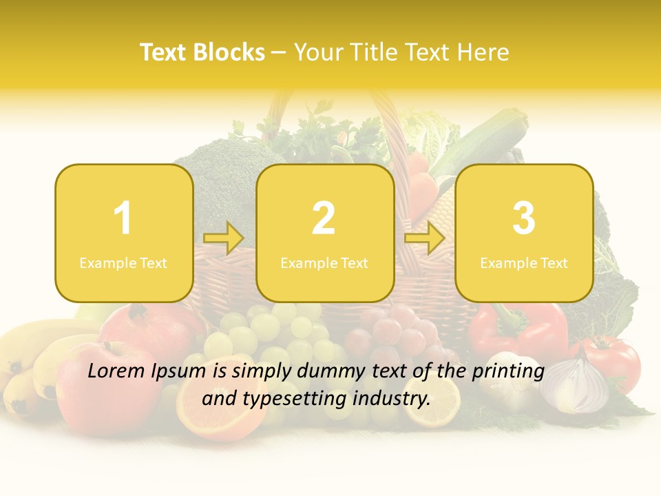 Apple Basket Parsley PowerPoint Template