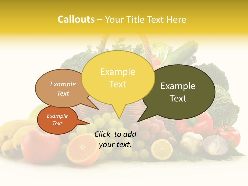 Apple Basket Parsley PowerPoint Template