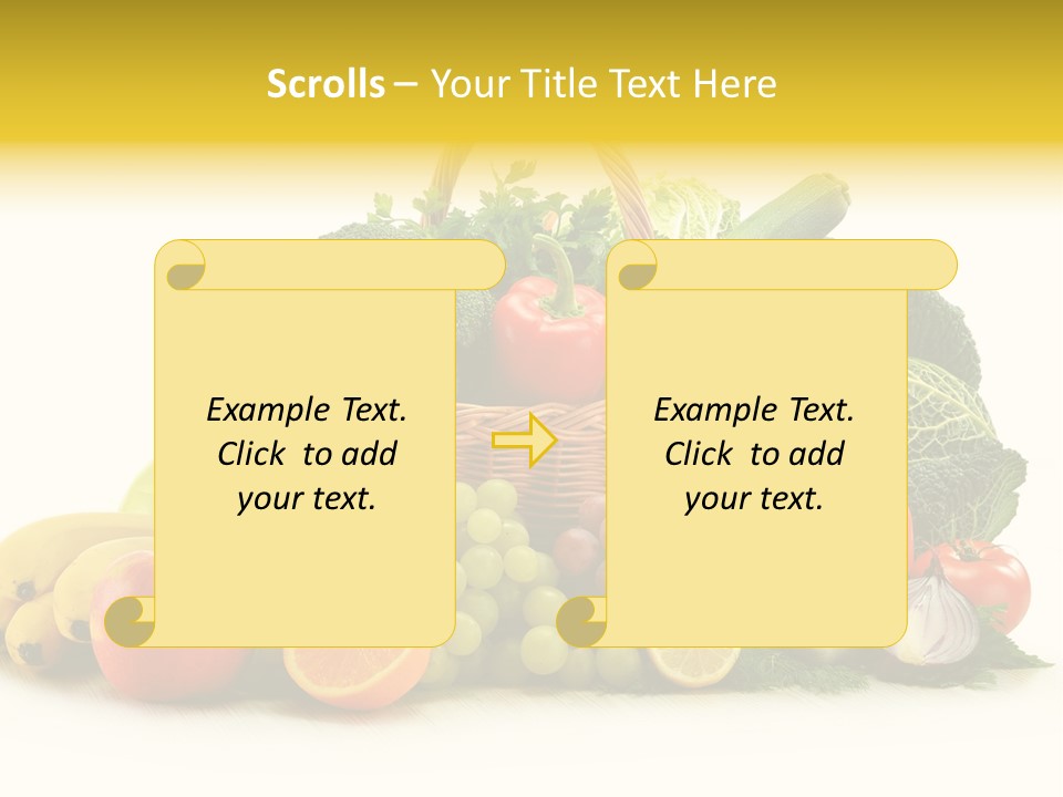 Apple Basket Parsley PowerPoint Template